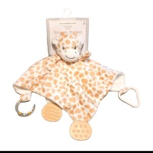 Neutral Baby Snuggle Blankie With Rattle & Teethers